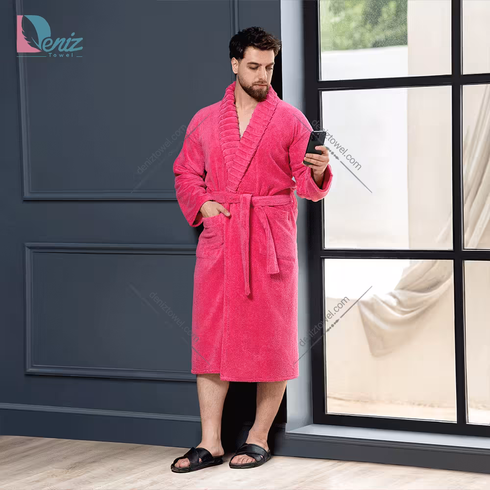 حوله تن پوش ویتو رنگ سرخابی