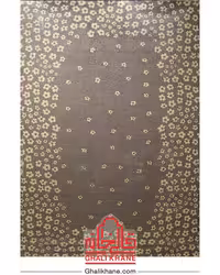 گلیم فرش ماشینی ساوین کد 4007 نقره ای