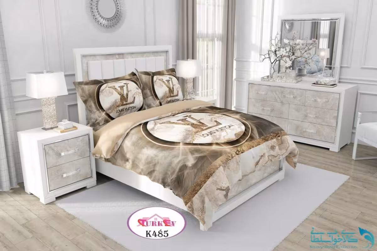 روتختی طرح لویی ویتون دونفره برند Turkev کد K485