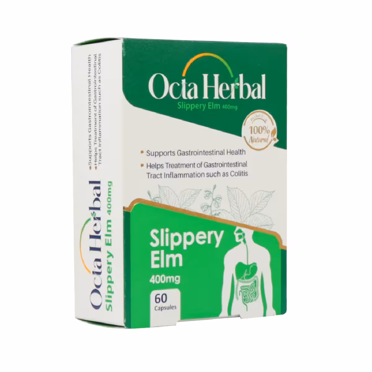 کپسول اکتاهربال اسلیپری الم فاران شیمی 60 عدد | Faran Shimi Octa Herbal Slippery Elm 60 Capsules