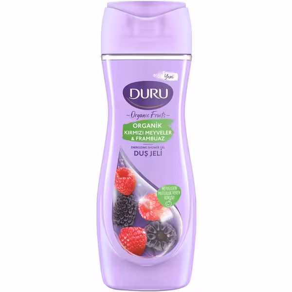 شامپو بدن مرطوب کننده دورو Duru Fresh Sensations حاوی میوه های قرمز ارگانیک تمشک 450 میل