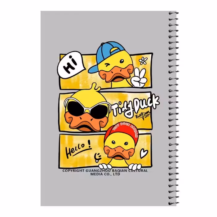 دفتر مشق 80 برگ اس جی مدل اردک های خوشحال