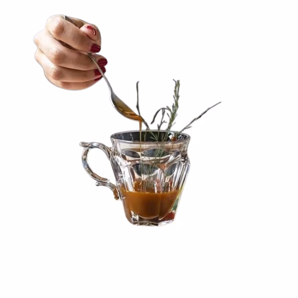 فنجان شیشه ای آمور