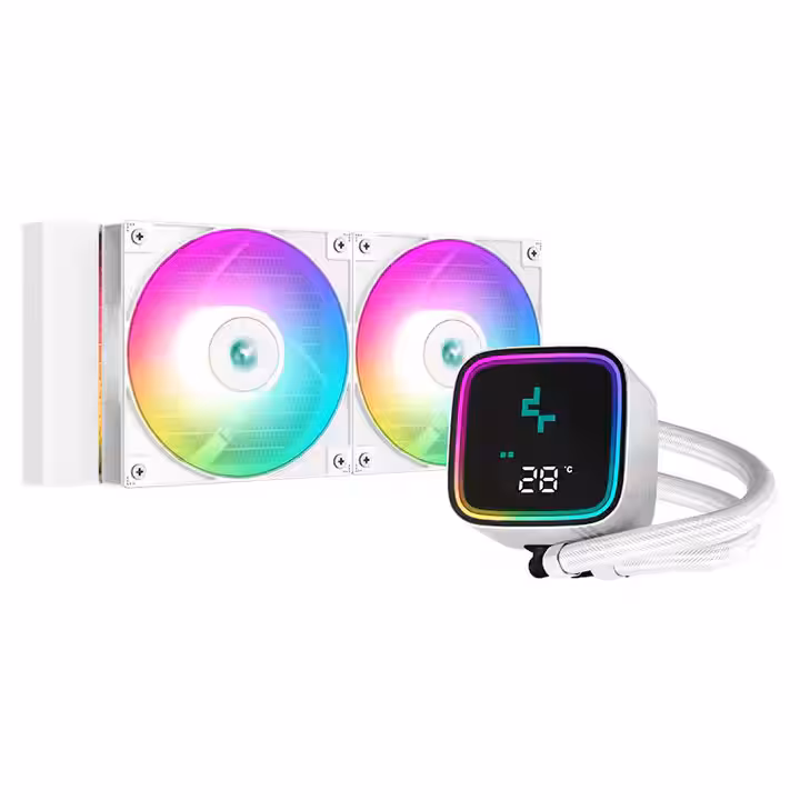 خنک کننده مایع پردازنده دیپ کول LS520 SE DIGITAL WHITE