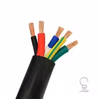 حلقه 100 متری کابل افشان نمره 2.5×5 افلاک الکتریک خراسان