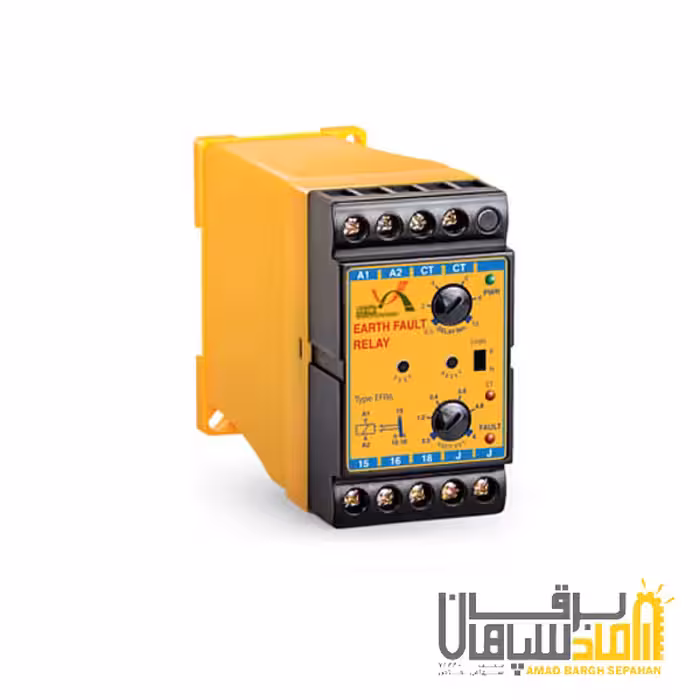 رله ارت فالت نوع کوربالانسی (0.3 تا 6 و 1 تا 20 آمپر) با تغذیه AC مدل EFR برنا الکتریک