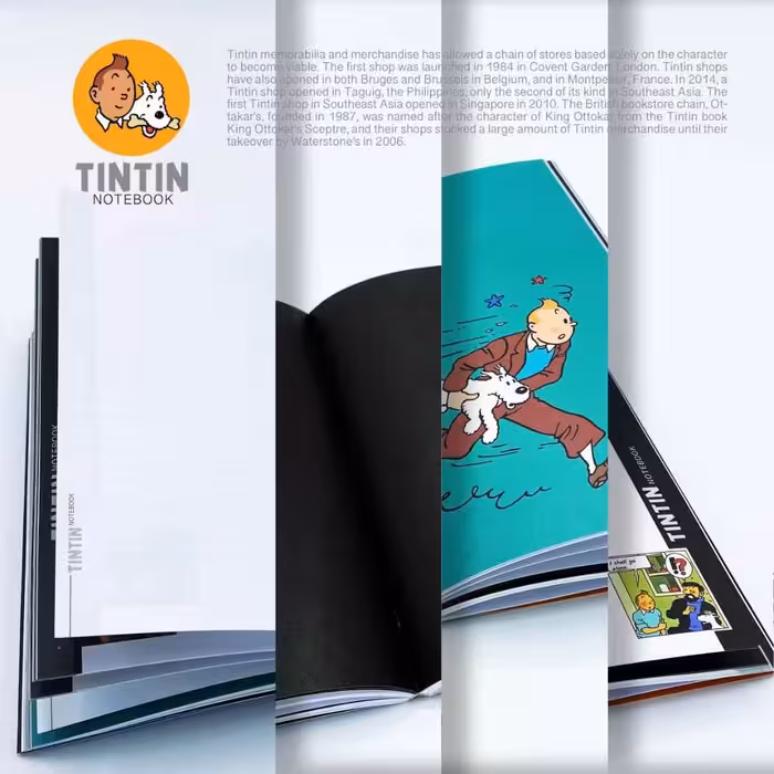 دفتریادداشت سری تن تن گلاسه سایز21*14 همیشه