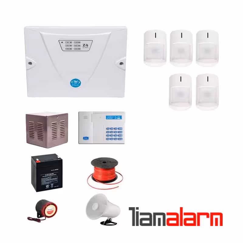 پکیج دزدگیر اماکن با سیم مدل کلاسیک سیم کارتی و تلفنیCGA5