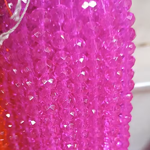 کریستال صورتی سایز8 کد45