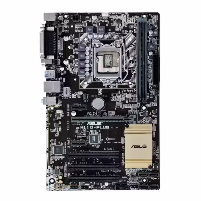 مادربرد ایسوس با جعبه اصلی مدل ASUS H110-PLUS
