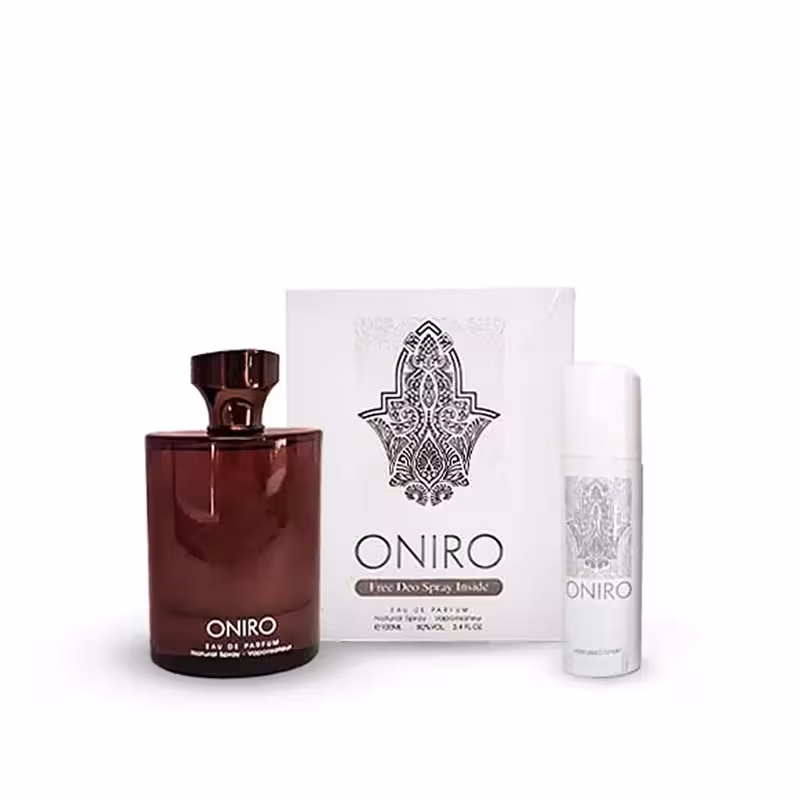 ادکلن اونیرو مردانه فرگرانس ورد 100 میل (همراه با اسپری) (Oniro(Fragrance World