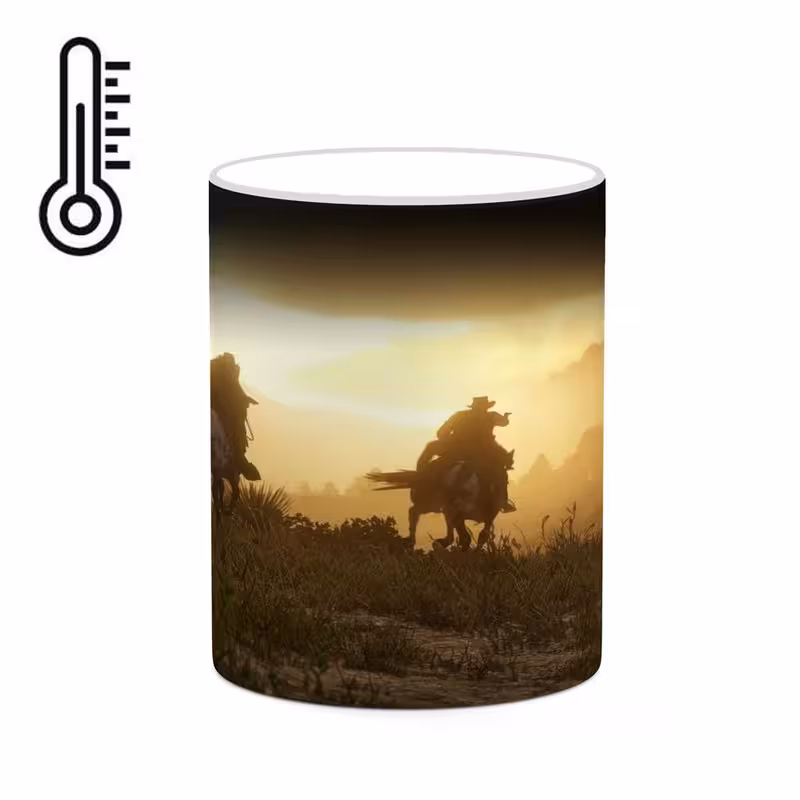 ماگ حرارتی   بازی رد دد Red Dead Redemption II کد mgh30054