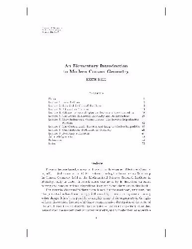 خرید و دانلود نسخه کامل کتاب An Elementary Introduction to Modern Convex Geometry