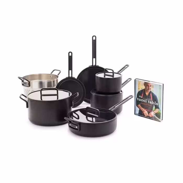 سرویس قابلمه سرامیکی 11 پارچه برند Greenpan بلژیک مدل Stanley Tucci™