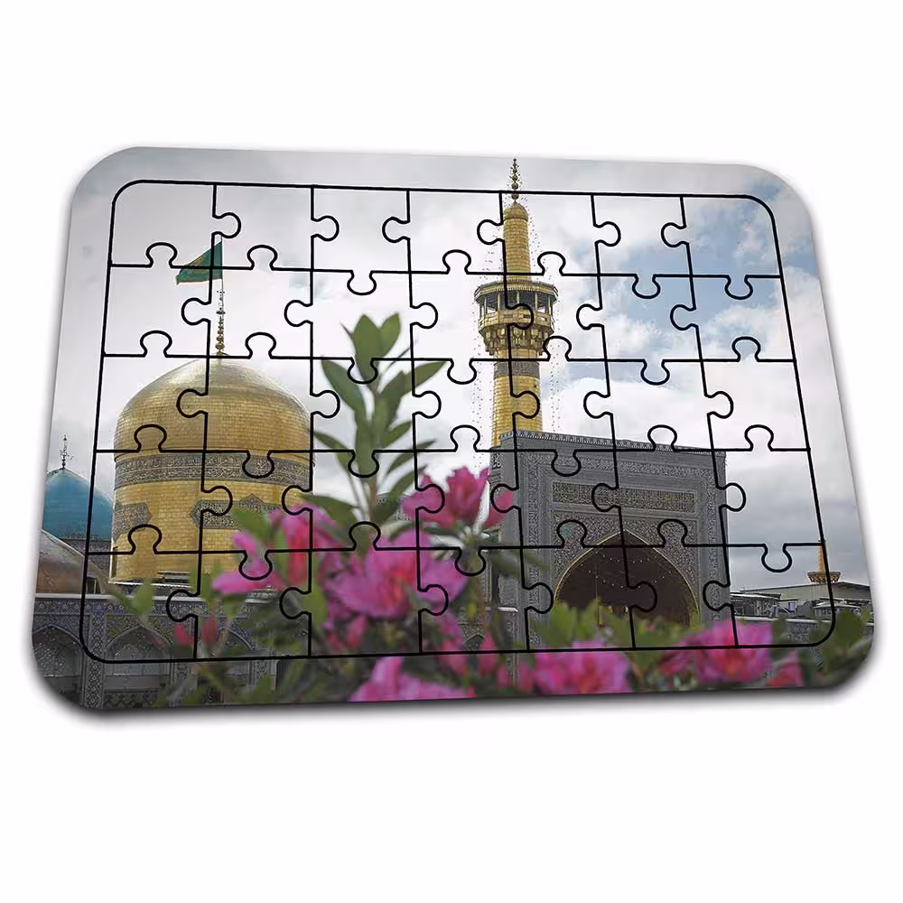 پازل مذهبی با عکس حرم رضوی کد PZ460