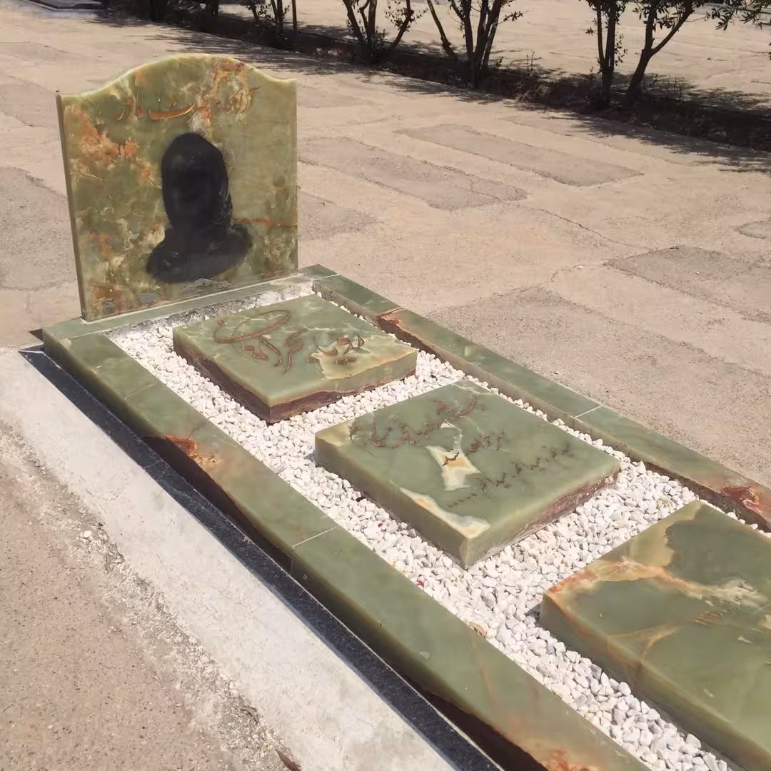 سنگ قبرمرمرسبز کد140117