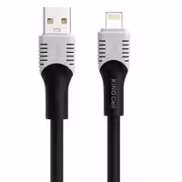 کابل شلنگی فست شارژ Lightning با سرعت 5A مدل کینگ سل KC-01