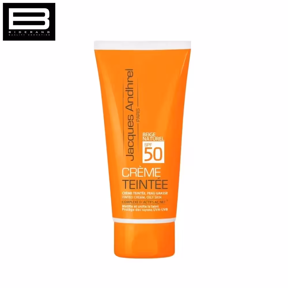 کرم ضد آفتاب رنگی پوست چرب ژاک آندرل پاریس SPF 50 حجم 50ml