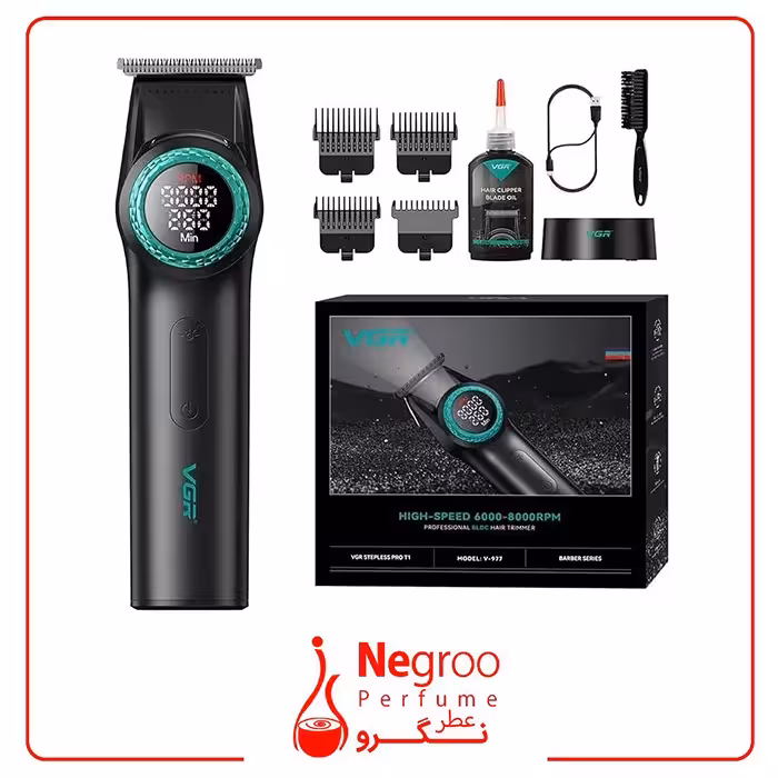 ماشین اصلاح موی سر و صورت وی جی ار مدل v-977