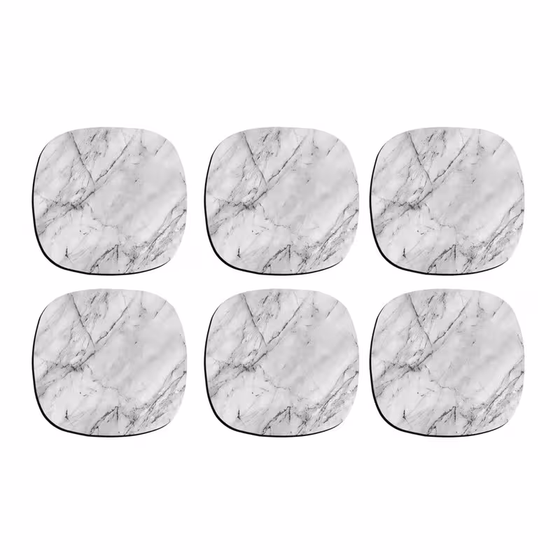زیر لیوانی چیتوکالا ترمه طراحان ایده مدل مرمر کد cfp1327 بسته شش عددی