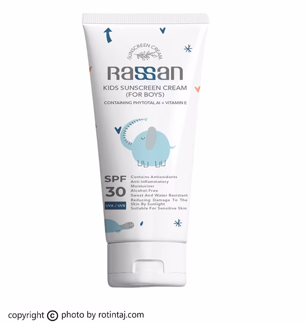 کرم ضد آفتاب کودکان پسرانه SPF30 راسن 40 میلی