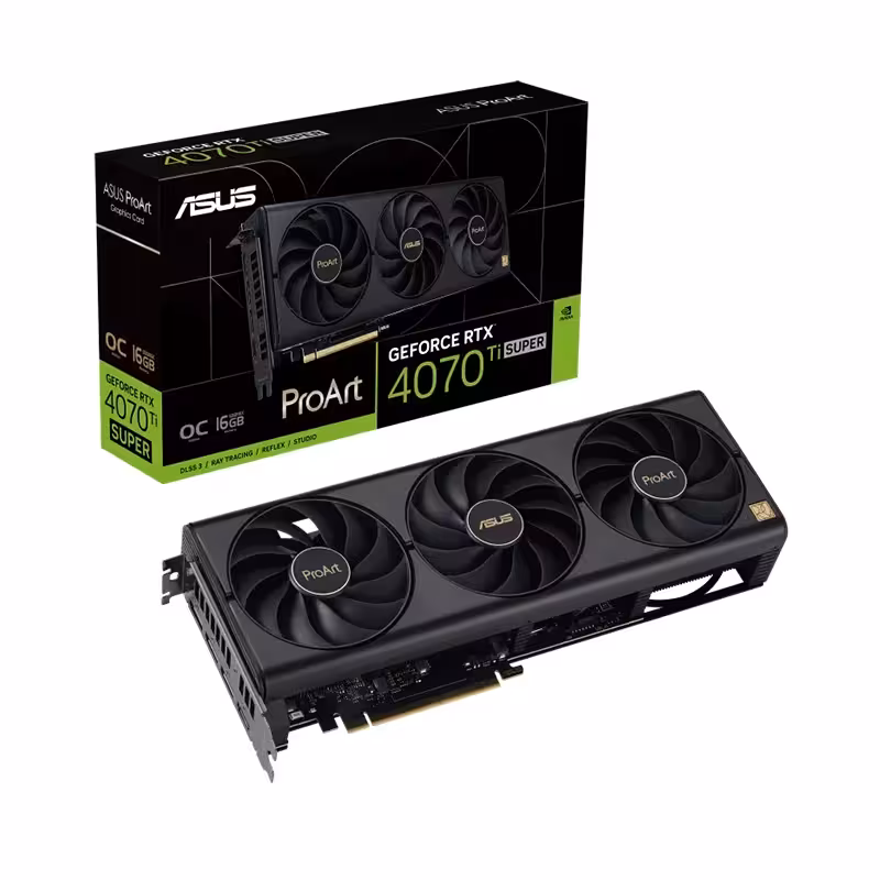 کارت گرافیک ایسوس ProArt GeForce RTX 4070 Ti SUPER OC Edition 16GB
