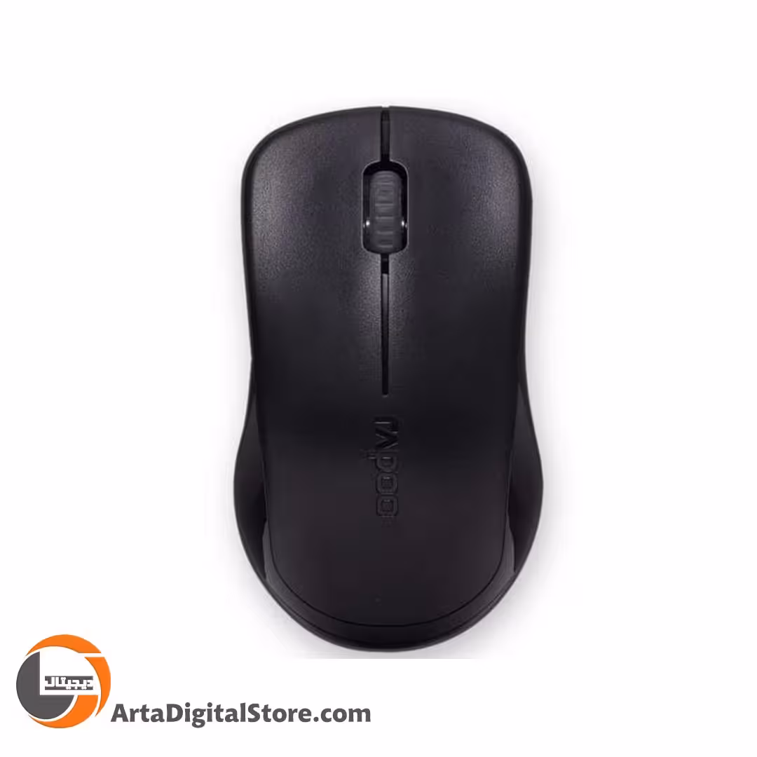 موس بی سیم رپو Rapoo 1620 Wireless Mouse black