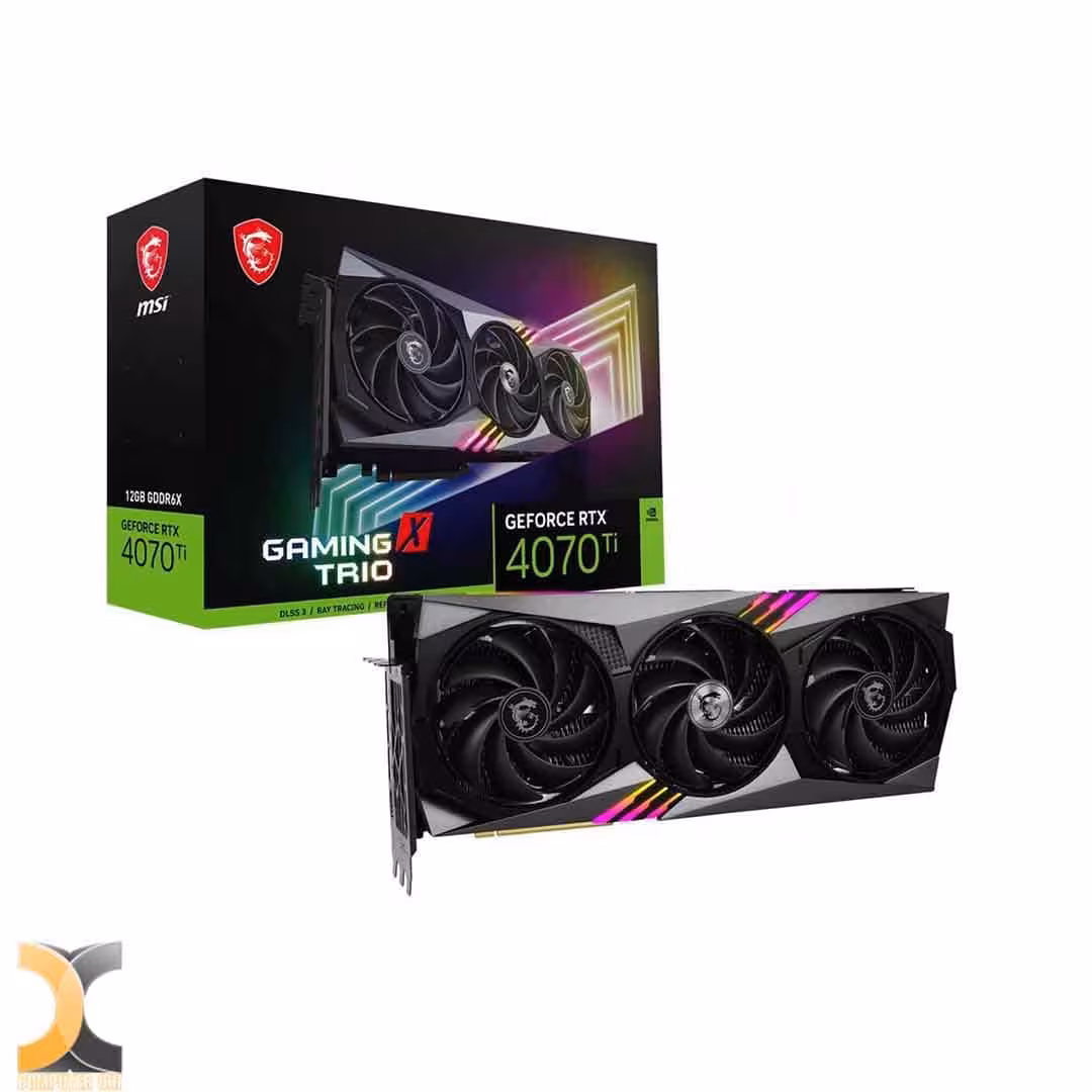 کارت گرافیک RTX 4070 Ti GAMING X TRIO 12Gام اس ای ا MSI RTX 4070 Ti GAMING X TRIO 12G - کامپیوترچی