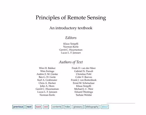 خرید و دانلود نسخه کامل کتاب Principles of Remote Sensing