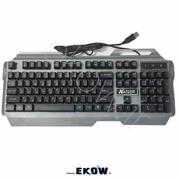 کیبورد سیم دار گیمینگ کایزر KAISER K-L740