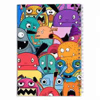 دفتر مشق کارتونی