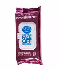 دستمال مرطوب پاک کننده آرایش نوع درخشان کننده دافی