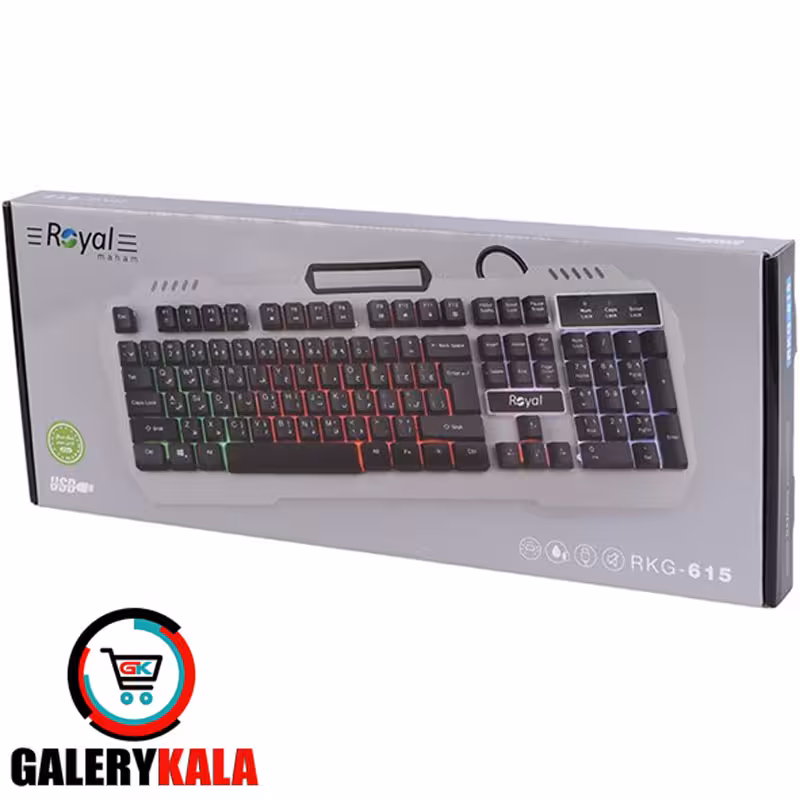 کیبورد گیمینگ باسیم رویال مدل RKG-615