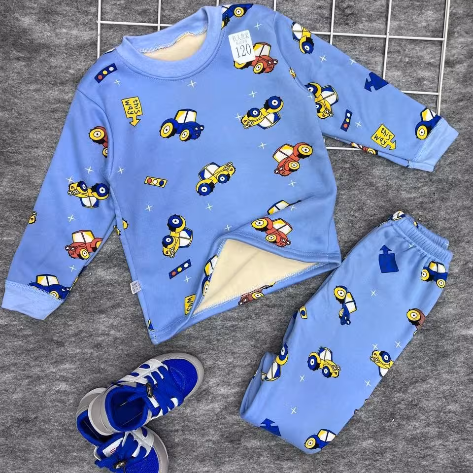 ست بلوز شلوار توخز طرح ماشین سایز یک سال