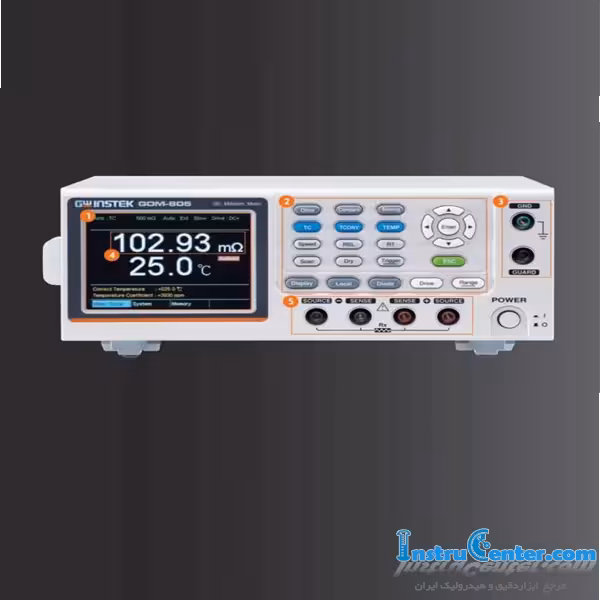 میلی اهم متر رومیزی مدل GOM-804 ساخت کمپانی گودویل