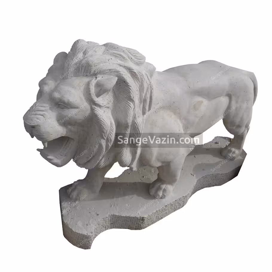 مجسمه شیر سنگی
