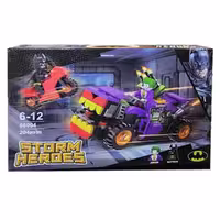لگو ساختنی طرح بتمن و جوکر مدل Stormy Heroes کد 86004، تعداد 204 قطعه همراه با مینی فیگور