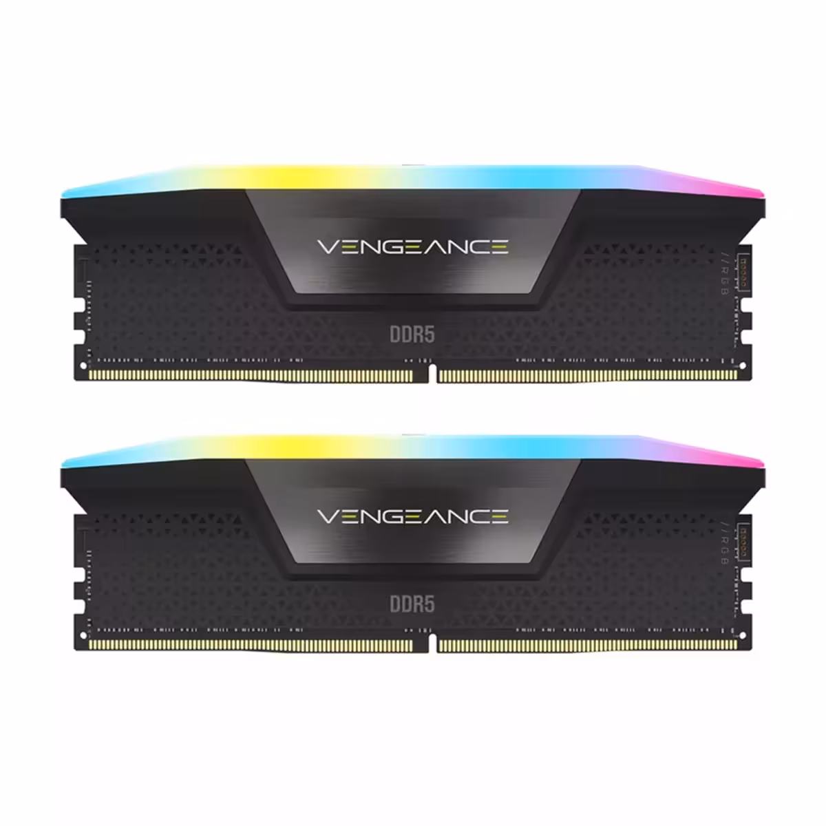 رم DDR5 دسکتاپ 32 گیگابایت 5600MHz CL40 کورسیر مدل VENGEANCE RGB دو کاناله