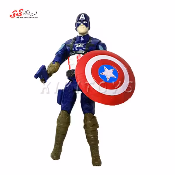 اکشن فیگور کاپیتان امریکا با سپر CAPITAN AMERICA