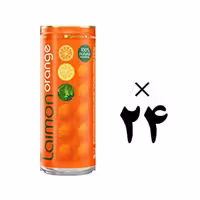 نوشیدنی گازدار پرتقالی لایمون پک 24 عددی Laimon Fresh