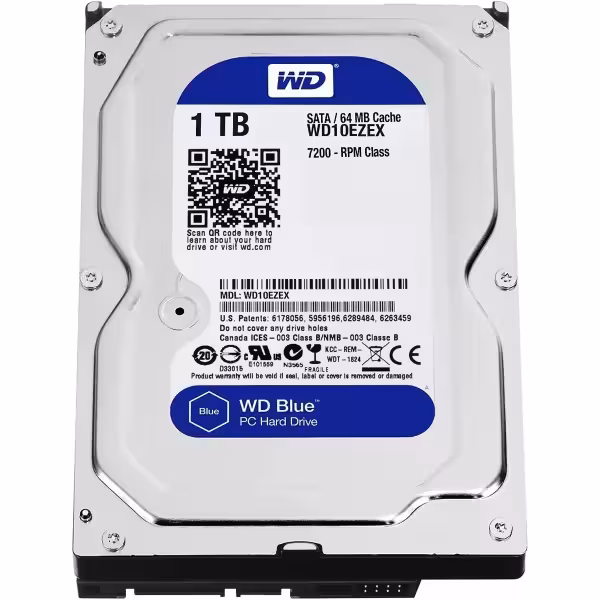 هارد وسترن دیجیتال آبی 1 ترابایت WD 1TB Blue HDD