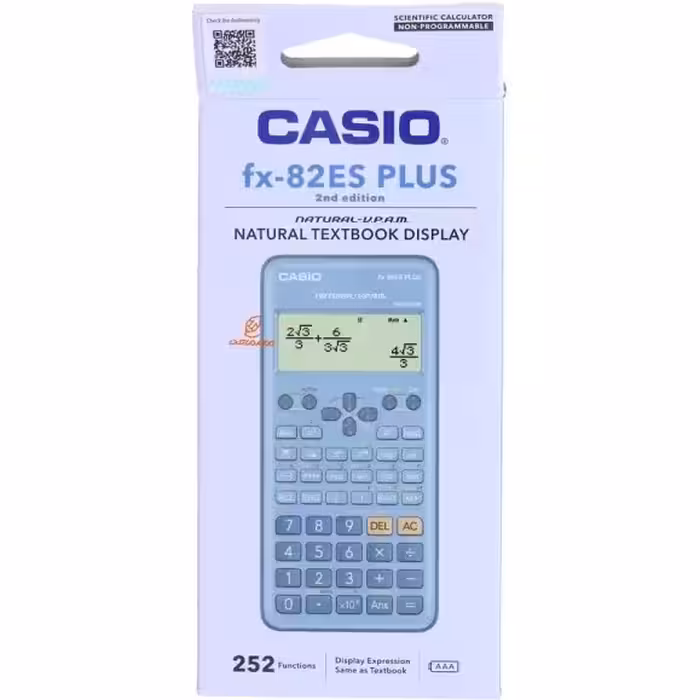 ماشین حساب مهندسی اصلی آبی مدل FX-82ES PLUS کاسیو CASIO کد 830