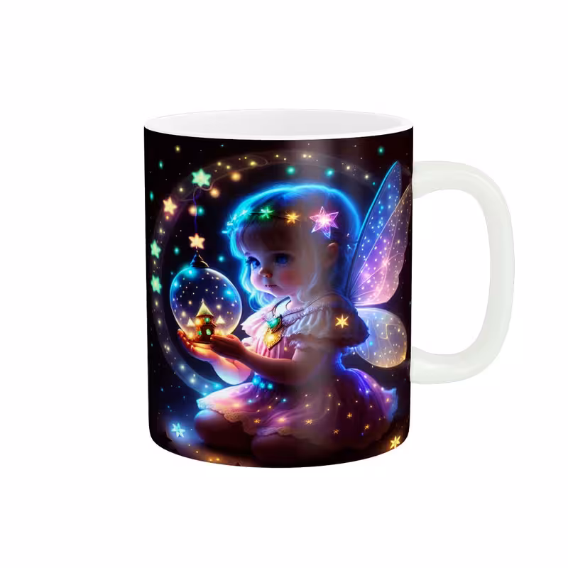 ماگ پادآفرین مدل دختر رویایی کد 2466