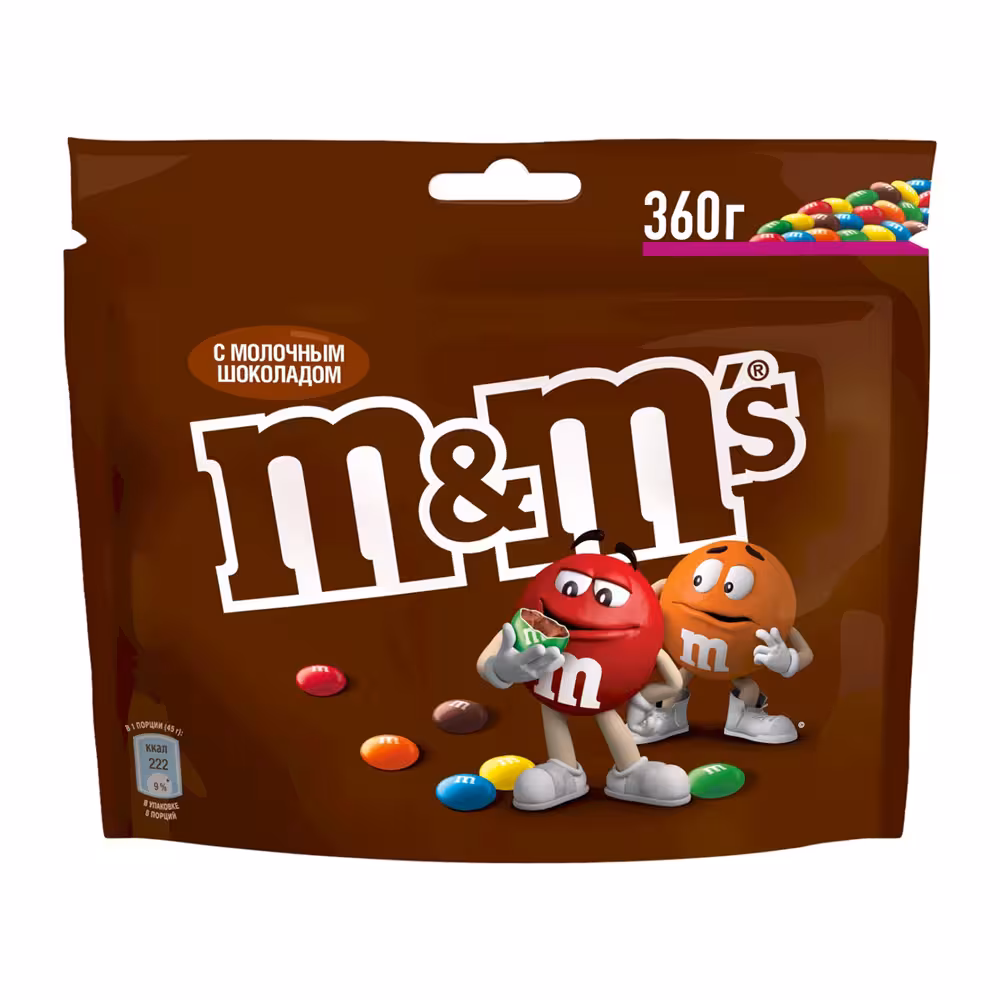 اسمارتیز ام اند ام M&M’s شکلاتی 360 گرم