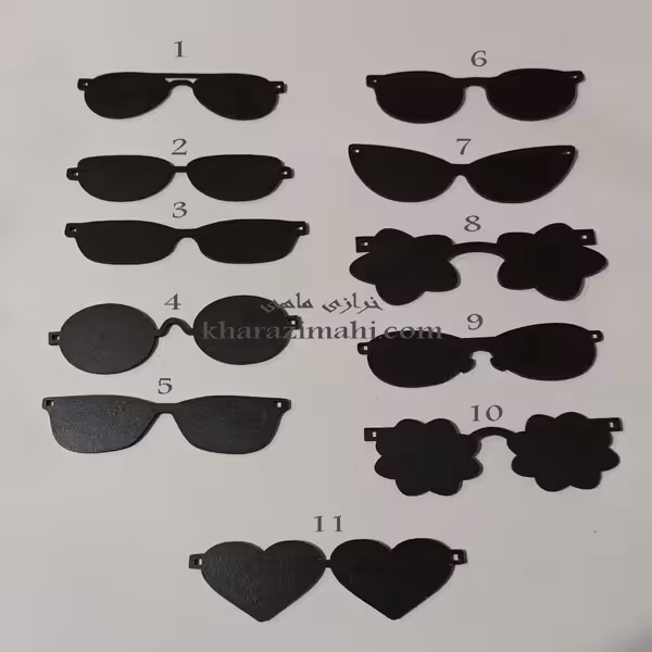 عینک چوبی دودی