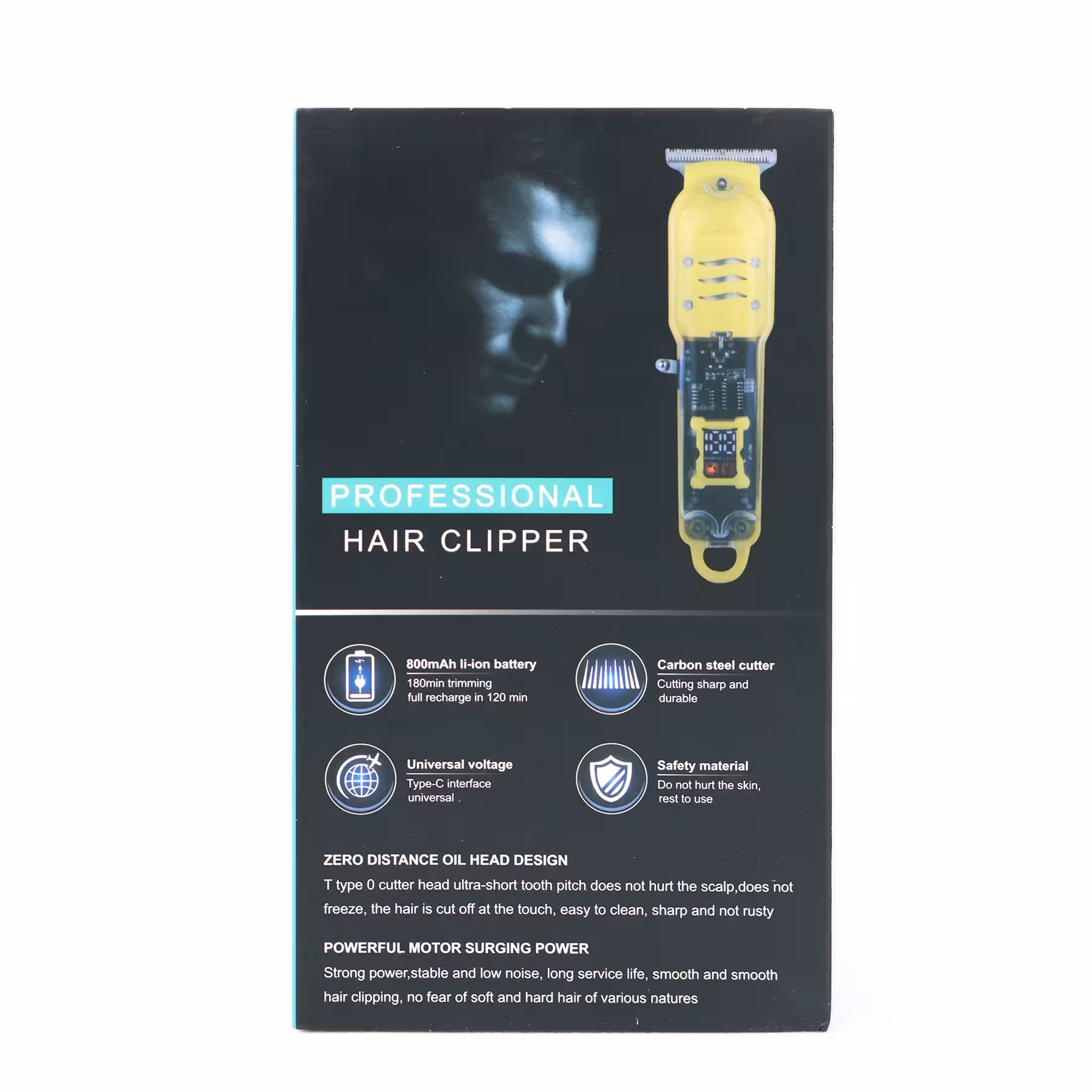 ماشین اصلاح موی سر و صورت شارژی مدل LT-808