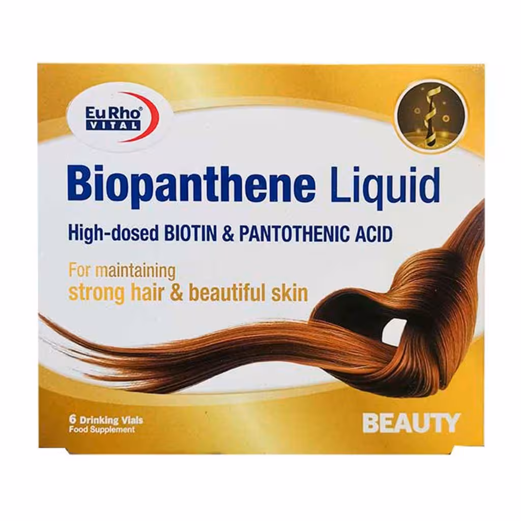 ویال بیوپانتن لیکوئید یوروویتال 6 عدد | Eurhovital Biopanthene Liquid
