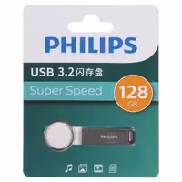 فلش مموری Philips FM21UA128B/93-F USB 3.2 Flash Memory - 128GB - خاکستری