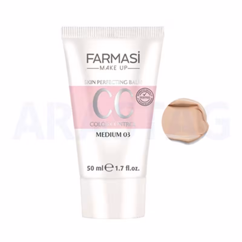 سی سی کرم 9 در 1 فارماسی رنگ متوسط 03 با SPF25 حجم 50 میلی