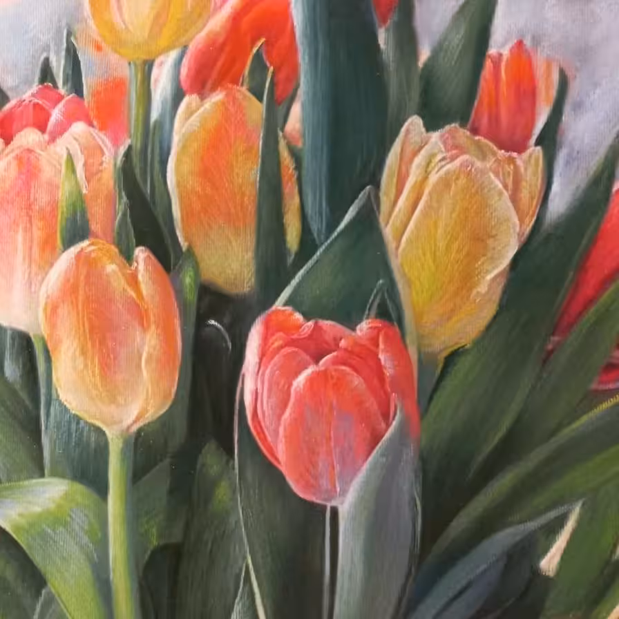 نقاشی گل رز